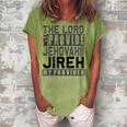 Jehovah Jireh My Provider - Jehovah Jireh Provides Christian Women's Loosen T-Shirt Grey