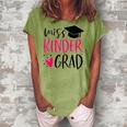 Kids Miss Kinder Grad Kindergarten Nailed It Graduation 2022 Senior Women's Loosen T-Shirt Grey