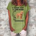 Mini Goldendoodle Quote Mom Doodle Dad Art Cute Groodle Dog Women's Loosen T-Shirt Grey
