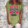 Im Not Yelling This Is Just My Soccer Mom Voice Women's Loosen T-Shirt Grey