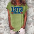 Pro 1973 Roe Pro Choice 1973 Womens Rights Feminism Protect Women's Loosen T-Shirt Grey