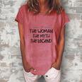 Auntie Auntie The Woman The Myth The Legend Women's Loosen T-shirt Watermelon
