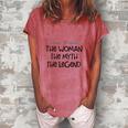 Bacia Grandma Bacia The Woman The Myth The Legend Women's Loosen T-shirt Watermelon