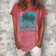 Womens Boca Raton Florida Souvenirs Fl Palm Tree Vintage Women's Loosen T-Shirt Watermelon