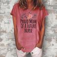 Womens From Daughter To Mom Proud Mom Of A Future Nurse Women's Loosen T-Shirt Watermelon