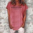 Homophobia Feminist Women Men Lgbtq Gay Ally Women's Loosen T-Shirt Watermelon