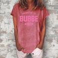 Promoted To Bubbe Baby Reveal Jewish Grandma Women's Loosen T-Shirt Watermelon