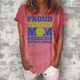 Proud Tennis Mom Tennis Player For Mothers Women's Loosen T-Shirt Watermelon