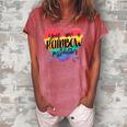 Rainbow Teacher - You Are A Rainbow Of Possibilities Women's Loosen T-Shirt Watermelon