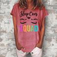 Sleepover Squad Pajama Great For Slumber Party V2 Women's Loosen T-shirt Watermelon