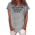 Dont Cha Wish Your Girlfriend Was Fat Like Me Women's Loosen Crew Neck Short Sleeve T-Shirt Green