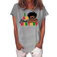 I Am Black History For Kids Boys Black History Month Women's Loosen Crew Neck Short Sleeve T-Shirt Green