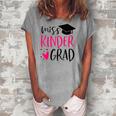 Kids Miss Kinder Grad Kindergarten Nailed It Graduation 2022 Senior Women's Loosen T-Shirt Green