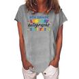 Last Day Autographs For 4Th Grade Kids And Teachers 2022 Last Day Of School Women's Loosen T-Shirt Green