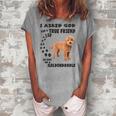 Mini Goldendoodle Quote Mom Doodle Dad Art Cute Groodle Dog Women's Loosen T-Shirt Green