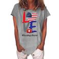 Oncology Nurse Rn 4Th Of July Independence Day American Flag Women's Loosen T-shirt Green