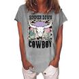 Simmer Down Cowboy Western Style Gift Women's Loosen Crew Neck Short Sleeve T-Shirt Green