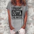 Straight Outta The Water - Christian Baptism Women's Loosen T-Shirt Green
