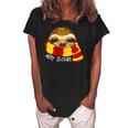 Hairy Slother Cute Sloth Gift Funny Spirit Animal Women's Loosen Crew Neck Short Sleeve T-Shirt Black