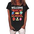 Welcome Back To School School Party 483 Shirt Women's Loosen Crew Neck Short Sleeve T-Shirt Black