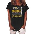 Womens Proud Grandma Of A Class Of 2022 Graduate Senior 22 Proud Grandma Women's Loosen Crew Neck Short Sleeve T-Shirt Black