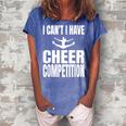 Cheer Competition Cheerleading Cheerleader Stuff V2 Women's Loosen Crew Neck Short Sleeve T-Shirt Blue