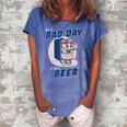 Its A Bad Day To Be A Beer Funny Drinking Beer Women's Loosen Crew Neck Short Sleeve T-Shirt Blue