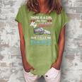 Family 365 There Is A Girl She Stole My She Calls Me Papa Women's Loosen Crew Neck Short Sleeve T-Shirt Green