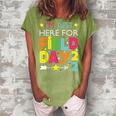 Just Here For Field Day 2022 Teacher Kids Summer Women's Loosen Crew Neck Short Sleeve T-Shirt Green