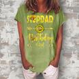 Stepdad Of The Birthday Girl Dad Sunflower Gifts Women's Loosen Crew Neck Short Sleeve T-Shirt Green