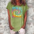 Tie Dye Pro Roe 1973 Pro Choice Womens Rights Women's Loosen Crew Neck Short Sleeve T-Shirt Green
