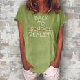 Welcome Back To School Silly 482 Shirt Women's Loosen Crew Neck Short Sleeve T-Shirt Green