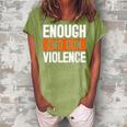 Womens Enough End Gun Violence Wear Orange Anti Violence Women's Loosen Crew Neck Short Sleeve T-Shirt Green
