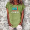 Womens Marching Band Periodic Table Of Band Texting Elements Funny Women's Loosen Crew Neck Short Sleeve T-Shirt Green