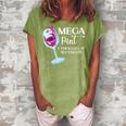 Womens Mega Pint I Thought It Necessary Funny Sarcastic Gifts Wine Women's Loosen Crew Neck Short Sleeve T-Shirt Green