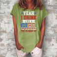 Yeah I Drink Like A Girl Try To Keep Up July 4Th Gift Women's Loosen Crew Neck Short Sleeve T-Shirt Green