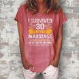 30Th Wedding Anniversary Couples Husband Wife 30 Years V2 Women's Loosen Crew Neck Short Sleeve T-Shirt Watermelon