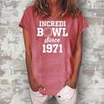 51 Years Old Bowler Bowling 1971 51St Birthday Women's Loosen Crew Neck Short Sleeve T-Shirt Watermelon