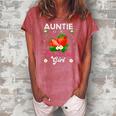 Auntie Of The Birthday Girls Strawberry Theme Sweet Party Women's Loosen Crew Neck Short Sleeve T-Shirt Watermelon