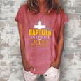 Baptized In Christ 2022 Christian Tee Baptism Faith Women's Loosen Crew Neck Short Sleeve T-Shirt Watermelon