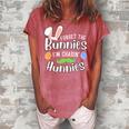 Forget The Bunnies Im Chasing Hunnies Funny Boys Easter Gift Women's Loosen Crew Neck Short Sleeve T-Shirt Watermelon