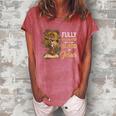 Fully Vaccinated By The Blood Of Jesus Cross Faith Christian Women's Loosen Crew Neck Short Sleeve T-Shirt Watermelon