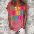 Its My Birthday For Ns Birthday Gift Women's Loosen Crew Neck Short Sleeve T-Shirt Watermelon