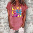 Love Like Jesus Tie Dye Faith Christian Jesus Men Women Kid Women's Loosen Crew Neck Short Sleeve T-Shirt Watermelon