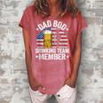 Mens Dad Bod Drinking Team Member American Flag 4Th Of July Beer Women's Loosen Crew Neck Short Sleeve T-Shirt Watermelon