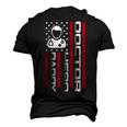 Mens 4Th Of July Us Flag Doctor Dad Fathers Day Men's 3D T-shirt Back Print Black
