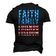4Th Of July S For Men Faith Friends Freedom Men's 3D T-Shirt Back Print Black