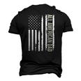 All American Dad 4Th Of July Fathers Day Men Daddy Usa Flag Men's 3D T-Shirt Back Print Black