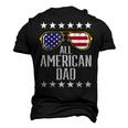 All American Dad 4Th Of July Memorial Day Matching Family Men's 3D T-shirt Back Print Black
