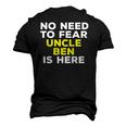 Mens Mens Ben Uncle Graphic Name Men's 3D T-Shirt Back Print Black